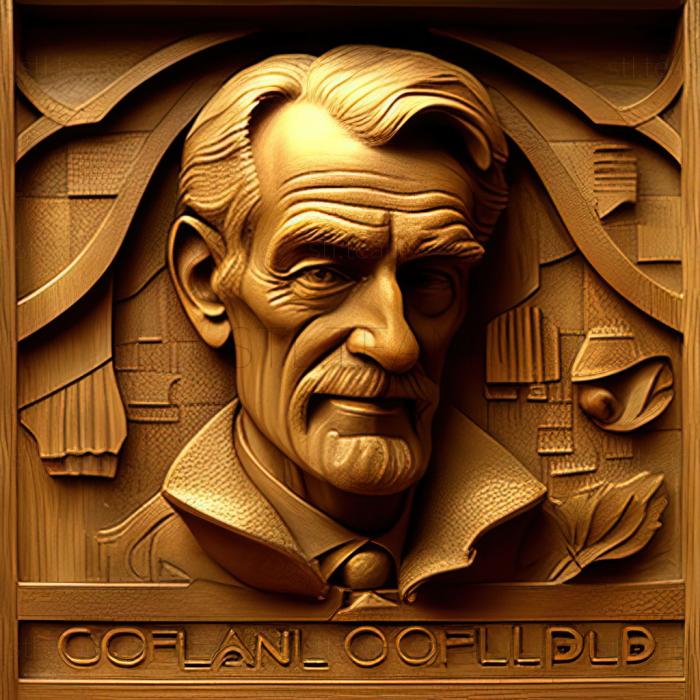 3D модель Колин Кэмпбелл Купер, американский художник (STL)